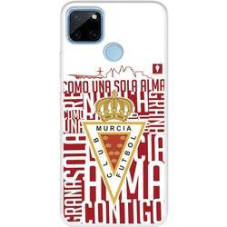 Funda para Realme C21Y del Real Murcia Escudo Fondo Blanco - Licencia Oficial Real Murcia