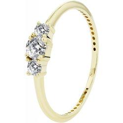 Joyería Oro 8K – Anillo en Oro con Circonias Linnett – Talla 54