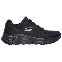 Skechers 149057-BBK Zapatillas de mujer negras en malla 79491