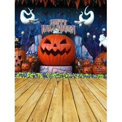 Fondo para Fiesta Halloween 1,5x2m, Telón de Fondo de Halloween, Fondos Fotográficos Decoración de Fiesta de Halloween Telón de Fondo de Calabaza, Fondos de Estudio Fotográfico Fotografía Adecuada para Niños