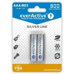 Pilas Recargables EverActive EVHRL03-800 AAA R03 1,2 V 3.7 V (2 Unidades)