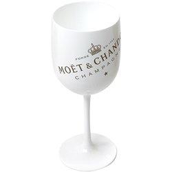 SpazioLuzio - Copa de Champán Moet & Chandon en Policarbonato Blanco de Alta Calidad 500ml