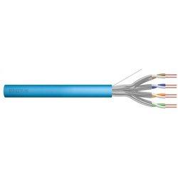 DIGITUS Cat6A INSTALLATION CABLE, U/FTP, Dca, AWG 23/1, LSOH, 500m, blue, reel