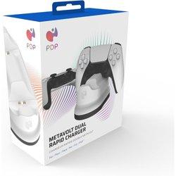 Cargador PDP Dual PS5 (Blanco)