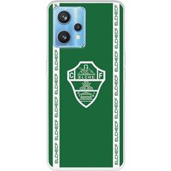 Funda Para Realme 9 Pro+ Del Elche Cf Escudo Fondo Verde - Licencia Oficial Elche Cf