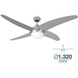 VENTILADOR TECHO CASPIO PLATEADO 33807