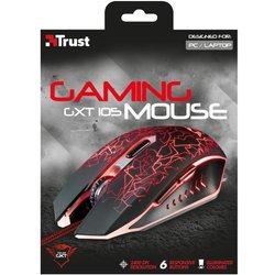 Trust GXT 105 Ratón Gaming 2400DPI Negro