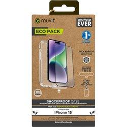 Carcasa para iPhone 15 MUVIT FOR CHANG Transparente