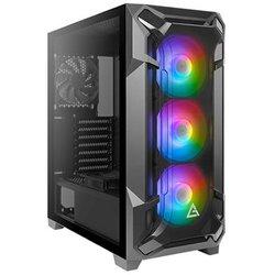 caja antec  df600 flux rgb negro