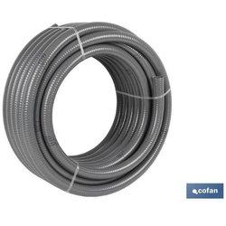 Rollo de tuberia hidro gris certificada ø50mm 25m