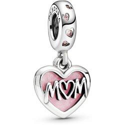 Charm Pandora Colgante Corazón con la InscripciÃ³n Mum 798887C01