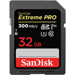 sandisk extreme pro sdhc  uhs-ii 32gb