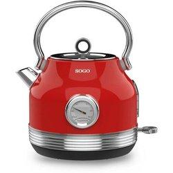 HERVIDOR RETRO SOGO KET-SS-7760 2200W 1,8L ROJO