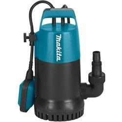 Bomba sumergible eléctrica 800 w azul y negro Makita