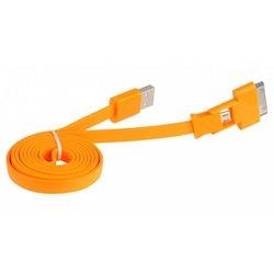 3GO C118 cable USB USB A Micro-USB B Naranja