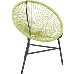 Silla de jardín Acapulco en Polyrattan Green