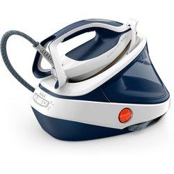 Tefal pro express ultimate ii gv9712e0 estación plancha al vapor 3000 w 1,2 l durilium airglide soleplate azul, blanco