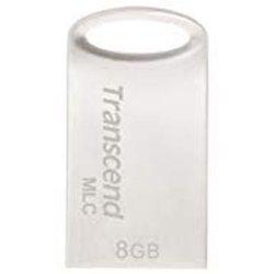 Transcend JetFlash elite 720 unidad flash USB 8 GB USB tipo A 3.0 (3.1 Gen 1) Plata