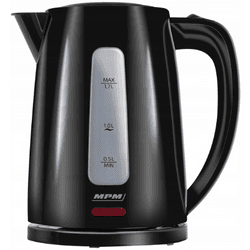 Mpm Hervidor MCZ-112 Negro Acero Inoxidable 2200 W 1,7 L