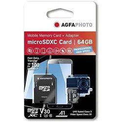 AgfaPhoto 10616 memoria flash 64 GB MicroSDHC UHS-I Clase 10