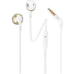 Auriculares con micrófono jbl tune 205 blanco