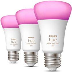 Hue white&color e27 pack triple 800lm & bluetooth