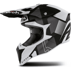 Airoh Casco de Cross  Wraap Raze Negro