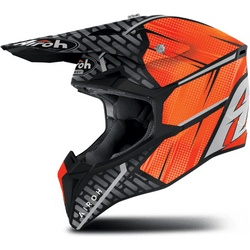 Airoh Casco de Cross  Wraap Idol Naranja