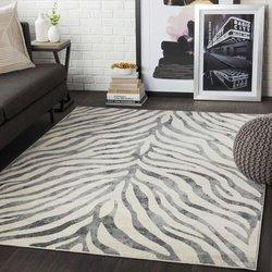 Alfombra Zebra Bohemia SURYA Gris/Beige 200x275 cm