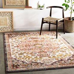 Surya Alfombra vintage oriental rosa/blanco 200x275