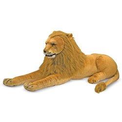 Melissa & Doug León de peluche gigante de 1,30 m