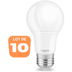 Lote de 10 bombillas led e27 dimmables a60 10w e27 4000k