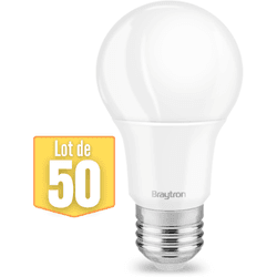 Conjunto de 50 bulbos led a60 9w (ec. 60w) e27 3000k