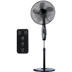 EDM - ventilador negro con mando 60W 33967