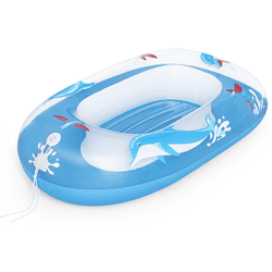 Bestway bote hinchable infantil tortugas 102x60 cm +3 a 6 años playa y piscina 34037