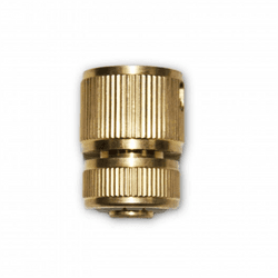 Conector manguera de laton.19 mm