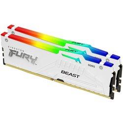 Kingston Memoria Ram Kf560c40bwak2-32 Fury Beast Rgb 32gb 2x16gb Ddr5 6000mhz