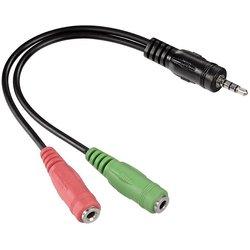 Cable de Audio GOOBAY (Jack 3.5mm - 30 cm - Negro)