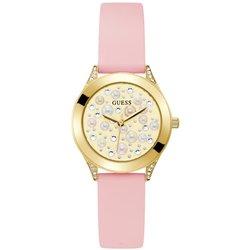 Reloj GUESS Mujer (Piel - Rosa)