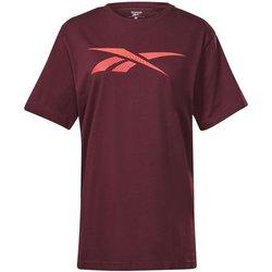 Camiseta reebok ri logo maroon hombre