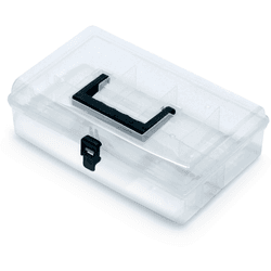 Caja Organizadora con Asa Transparente 16'' KISTENBERG