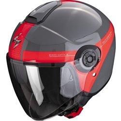 Scorpion Exo-City II Short Casco Jet - Gris Plata (M)