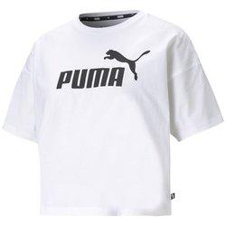 Camiseta puma ess cropped logo mujer