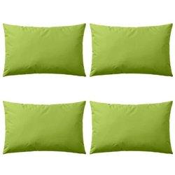 Almohadas de exterior 4 piezas 60x40 cm verde manzana