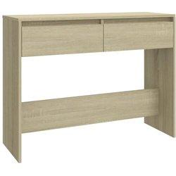 Mesa consola VIDAXL Marrón Madera contrachapada (100x35x76,5 cm)