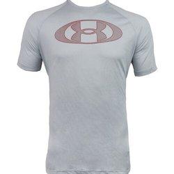 Camiseta UNDER ARMOUR Hombre (Poliéster - Gris - S)