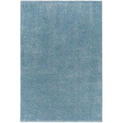 Surya Alfombra shaggy moderna azul 160x213