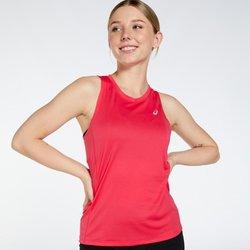 Camiseta de running asics core tank w pink