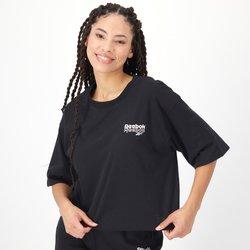 Reebok Rie - Negro - Camiseta Mujer talla L