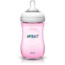 Avent Natural Biberon 260 ml Rosa